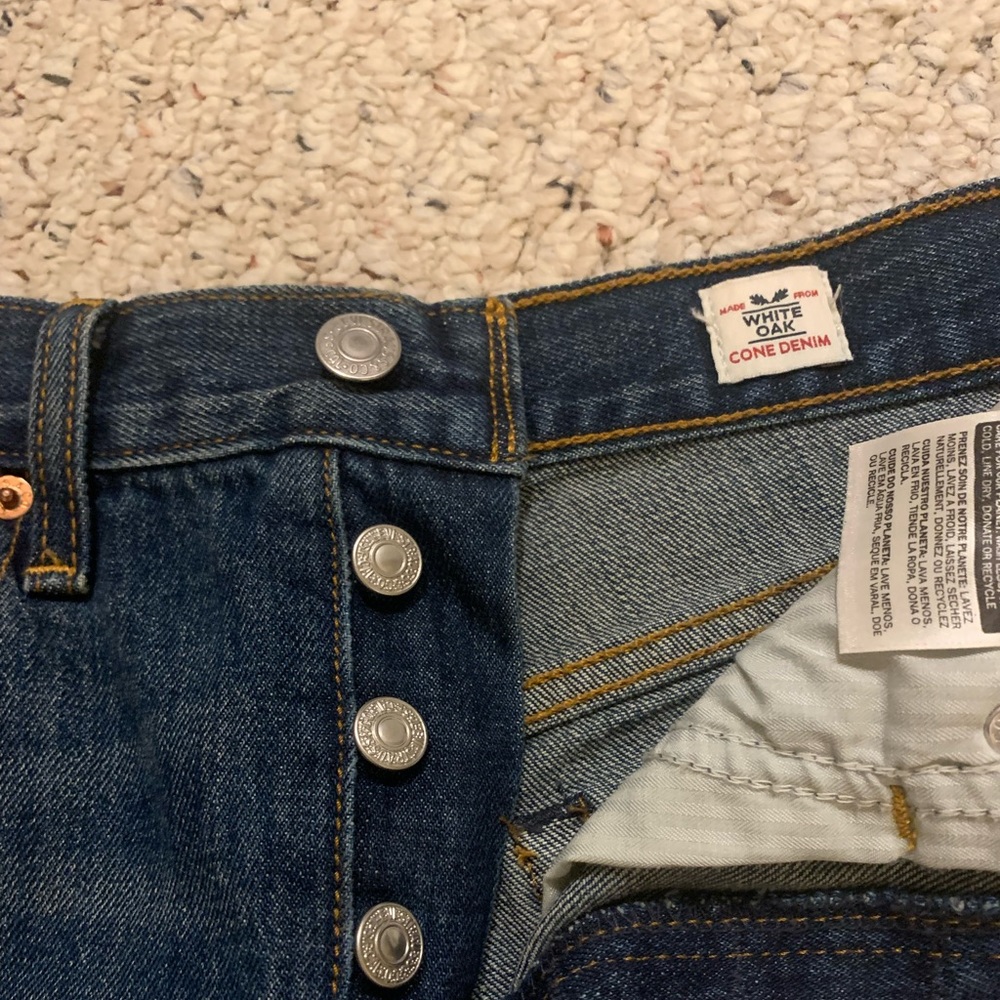 Levi’s White Oak Cone Denim shorts